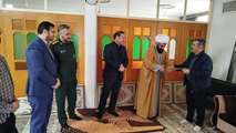 دیدار مسئولان شهرستان فامنین با خانواده شهید شاکری و جانباز علی‌اصغر کاویانی